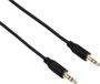 Hama 0.75m 3.5mm/3.5mm audio kabel Black