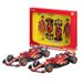 Bburago - Ferrari SF-24 F1 Imola Livery 2024 Leclerc #16 en Sainz #55, Set van 2 Diecast Auto’s op Schaal 1:43 met Displaydoos, Officiële Ferrari-Licentie, Leeftijd 14+ Jaar