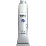 Lefranc Bourgeois 405155 Extra fijne Lefranc olieverf met hoogwaardige kunstenaarspigmenten, lichtecht, verouderingsbestendig - 200ml Tube, Titanium White