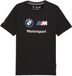 Puma BMW MMS Essentials Logo T-shirt Heren Zwart XS