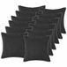 vidaXL - Kussensloop - 12 stuks - Donkergrijs - 50 x 50 cm - Katoensatijn