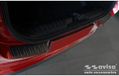 Zwart Ford Puma 2019- Zwart RVS Achterbumperprotector 'Ribs' (2-delig)