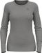 Odlo Natural Merino 200 Lange Mouwen Thermoshirt Vrouwen - Grijs - Maat M