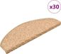 vidaXL - Trapmatten - 30 stuks - 65x21x4 cm - Goud - Polypropyleen - Rechthoek