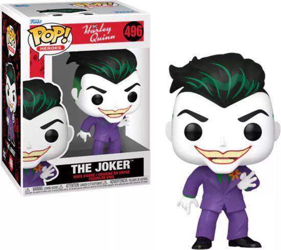 Funko Pop! DC Comics Heroes: Harley Quinn Animated Series - The Joker Figure