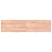 VidaXL Tafelblad Natuurlijke Rand Eikenhout Lichtbruin 160x40x(2-4) cm