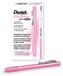 Pentel Clic Gummet-handgreep, intrekbaar roze