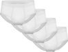 AMMANN Slip Slips Feinripp 4er Pack Verpakking van 4