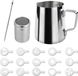 Inox melkopschuimer - 350 ml - Perfect voor cappuccino en latte art