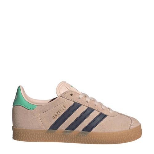 adidas Originals Gazelle sneakers beige/donkerblauw