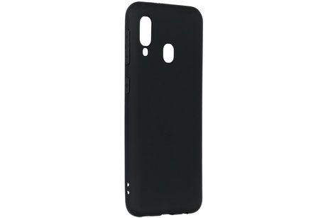 Samsung Galaxy A20e Hoesje - Silicone - Zwart