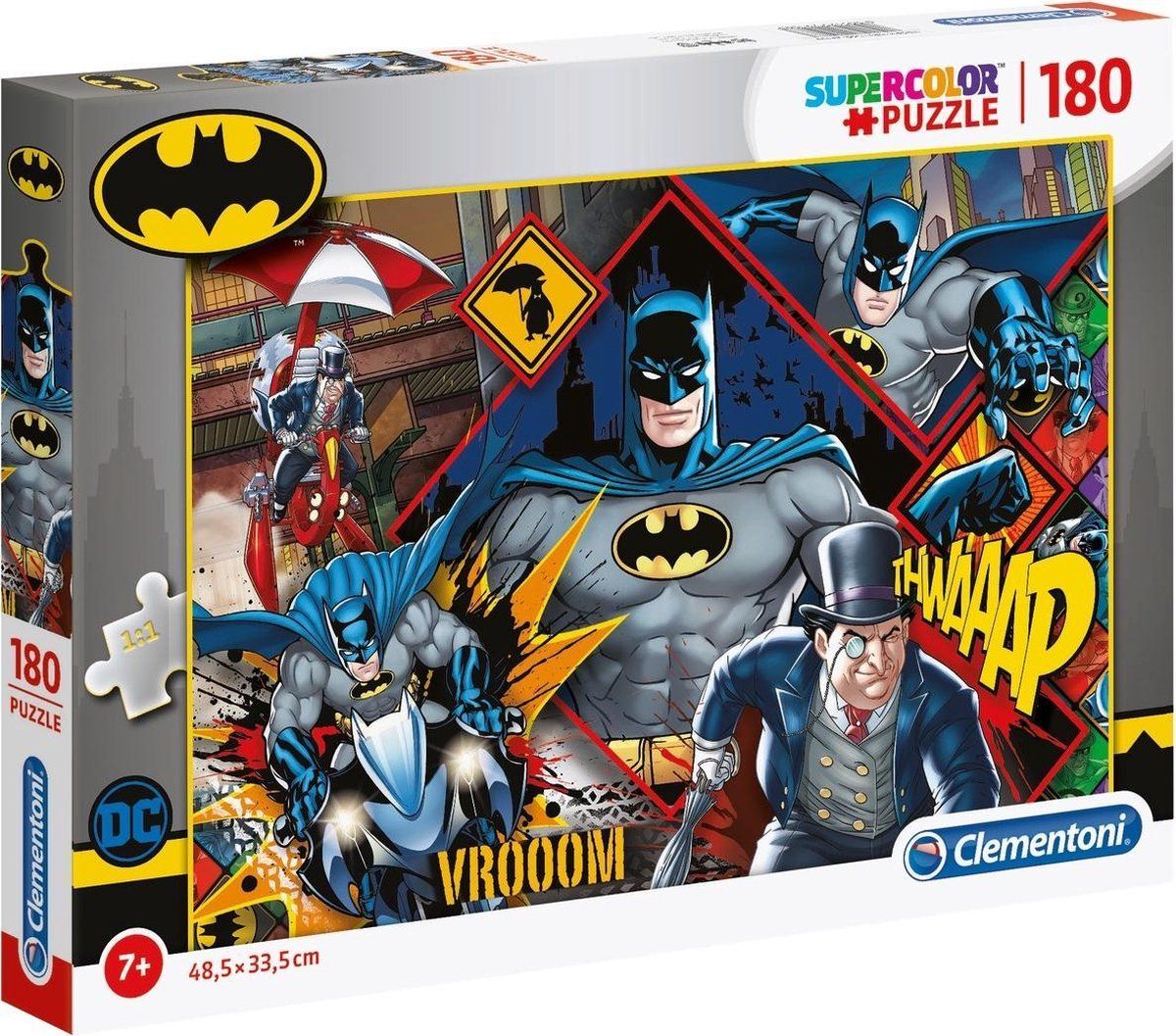Clementoni Legpuzzel Dc Batman Jongens 180 Stukjes - Multicolor