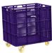 Softee Pu Mand Met Wielen Paars 47.5x53.5x62 cm