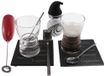 Lebrun 9540001009 9-delige leisteen/glas Capuccino Serveerset