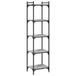 VidaXL Boekenkast 5-laags 40x30x154 cm bewerkt hout grijs sonoma eiken