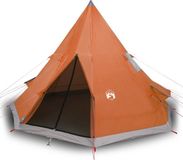 vidaXL Tipitent 4-persoons waterdicht oranje