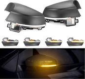 No Name Dynamische Dynamic Knipperlichten Geschikt voor Vw Polo 6R 6C Gti Tsi Tdi Led Spiegel Buitenspiegel - Zwart