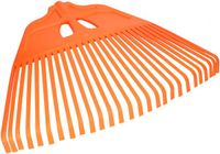 KOTARBAU® Bladhark, Tuinhark van Kunststof, 27 Tanden, Oranje- zonder Steel