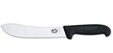 Victorinox Fibrox Butcher Knife - 30cm Stainless Steel Blade - Black Handle