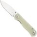 QSP Couteau Ferret QS170-C1, Stonewashed Nitro-V, Résine phosphorescente couteau de poche