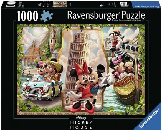 Ravensburger Puzzel Mickey Mouse 1000 Stukjes - Cartoon Puzzel voor Volwassenen
