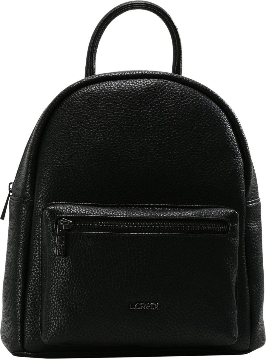 L.CREDI Vrije tijd rugzak Rugzak Budapest Backpack Black Zwart