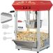 VEVOR Commerciële popcornmachine, 8 oz waterkoker, 850 W aanrecht popcornmaker voor 48 kopjes per batch, theaterstijl popper met 3-schakelaar controle stalen frame gehard glazen deuren 1 lepel 2
