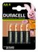 Duracell Rechargeable AA Batteries - 1300 mAh NiMH - 4 Pack