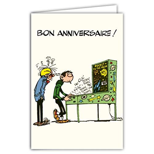 Happy Birthday Gaston Lagaffe - Vintage Flipper Arcade Game - BD Comic