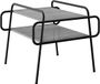 vidaXL Salontafel Grijs Sonoma 60 x 60 x 51 cm Bewerkt hout