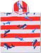 Swim Essentials Poncho de plage bleu multicolore floral 100% Coton Enfants