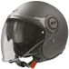 GARI G21 Casque jet avec visière Gris S