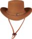 Urban 5884 Cowboy Hat Tan Suede Leather Unisex Adult Size M