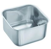 PIAZZA Lunchbox, zilver, 9,5 x 9,5 x 6 cm