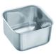 PIAZZA Lunchbox, zilver, 9,5 x 9,5 x 6 cm