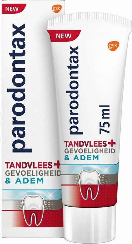Parodontax Tandvlees+ Gevoeligheid & Adem Tandpasta - 75ml
