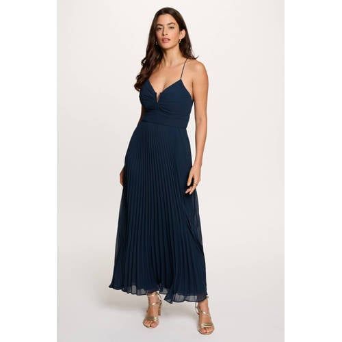 Morgan maxi jurk marineblauw