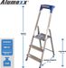 Alumexx Huishoudtrap - 3 treden - Aluminium - 150 kg - N-EN 2484 – EN 131