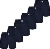 MG-1 Boxer Klassiekers Marine Geruit Mannen 6 Stuks