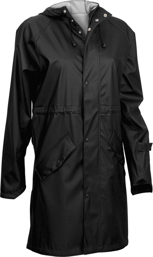 Ralka Regenjas Dames - Mizzle - Zwart/Wit - 36