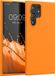kwmobile telefoonhoesje geschikt voor Samsung Galaxy S22 Ultra - Hoesje met siliconen coating - Smartphone case in fruitig oranje