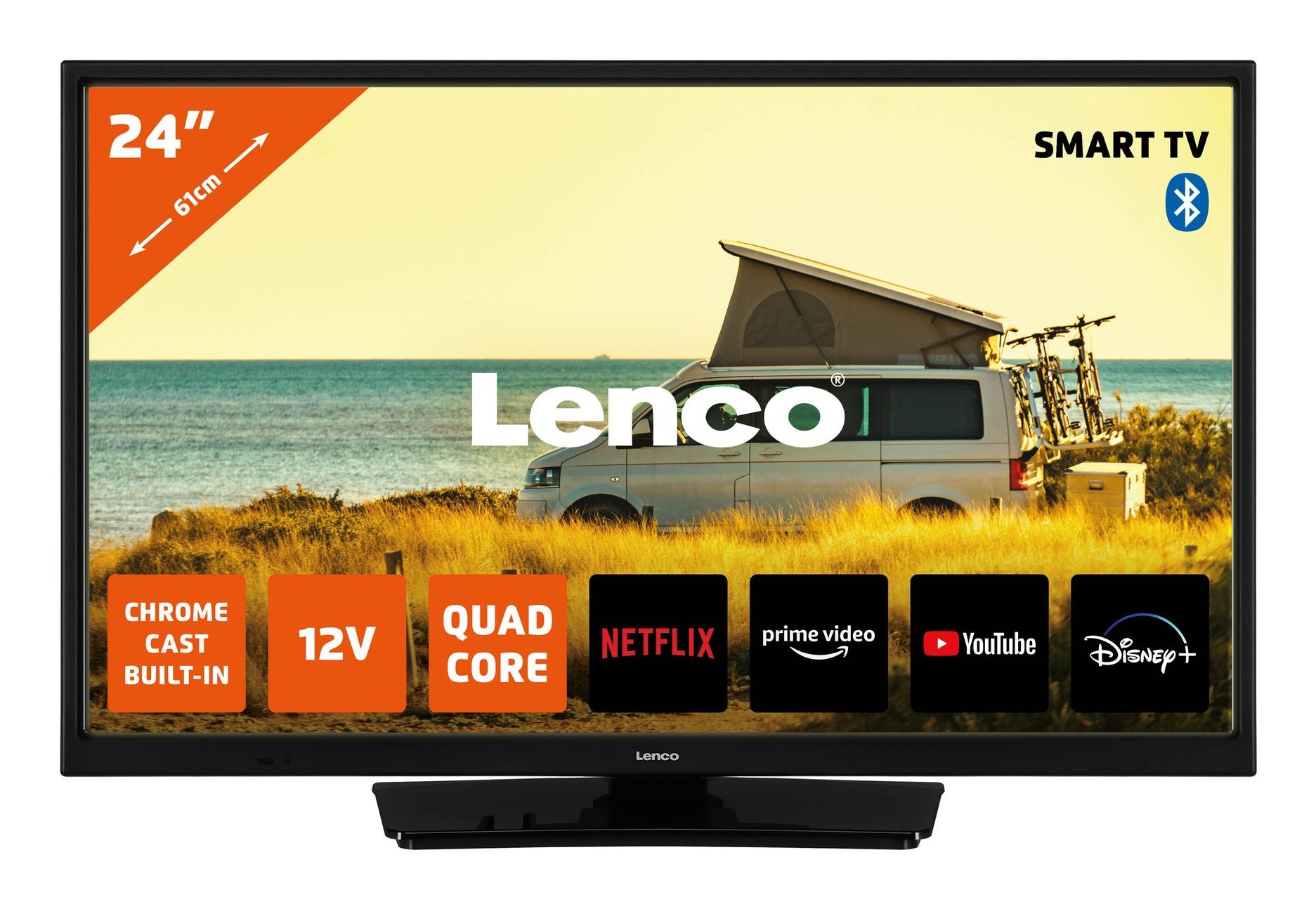 Lenco LED-2463BK / LED screen / 24 inch / 2022