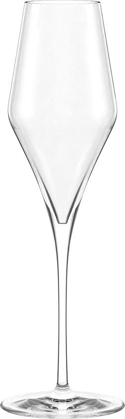 Stölzle Lausitz Stölzle Quatrophil Champagne Flute - 292ml - Set of 6 - Crystal Glass