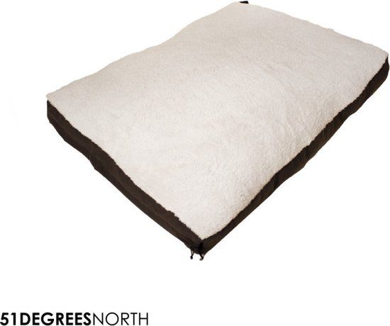 51 Degrees North Sheep Hondenkussen - Beige & Bruin - M