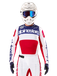 Alpinestars Maillot Techstar Fortitude Édition Limitée Rouge Vif Blanc Bleu