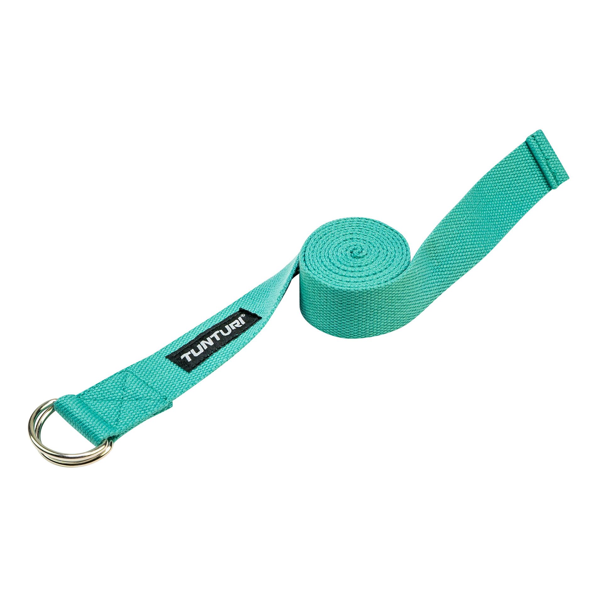 Tunturi Oefenband - Aqua - Katoen - 3,8 cm breed
