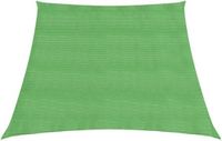 vidaXL Zonnezeil 160 g/m² 3/4x2 m HDPE Lichtgroen