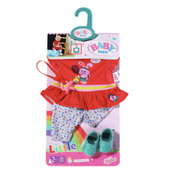 BABY born Little Sportieve Outfit Rood - Poppenkledingset - 36 cm