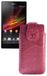 Suncase ® Origineel hoesje voor Sony Xperia SP echt leer