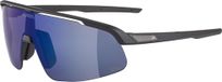 ALPINA TURBO PRO S Q-LITE Sportbril voor volwassenen, mat zwart, één maat, 100% UV-A-, uv-B- en UV-C-bescherming